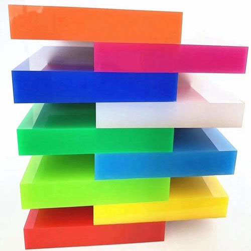 Kolorowy akrylowy plastikowy arkusz pleksi do lekkich pudełek