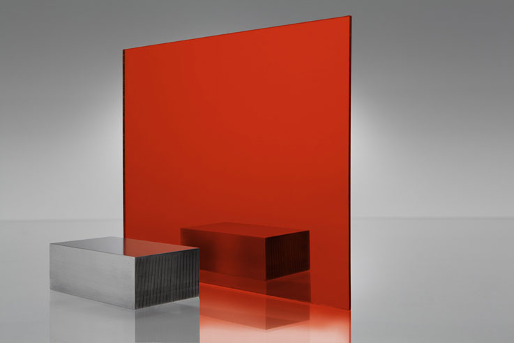 Red Color Cast Acrylic Sheet
