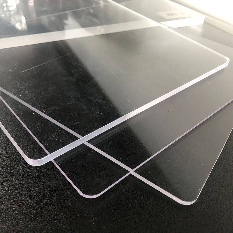 Feuille de plexiglas transparente pour la décoration de bureau