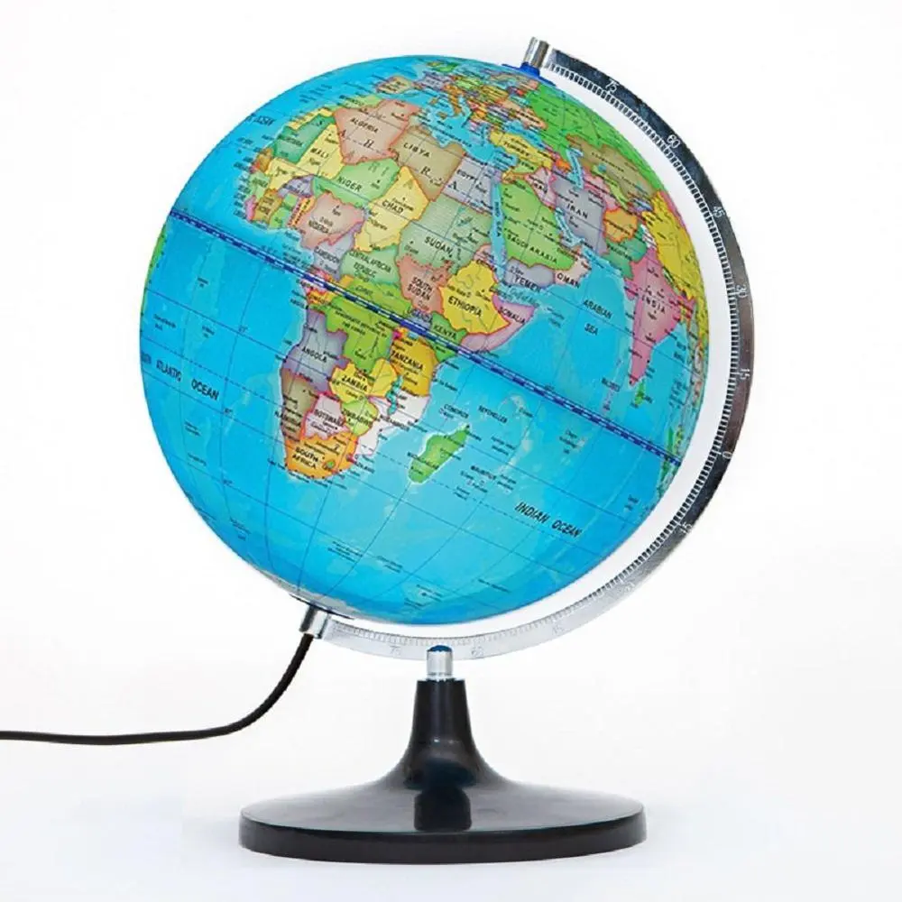 12 Inch Illumined World Globe