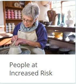 Ihmiset, joilla on lisääntynyt riski