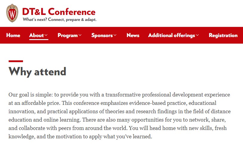 Why attend DT&L Conference