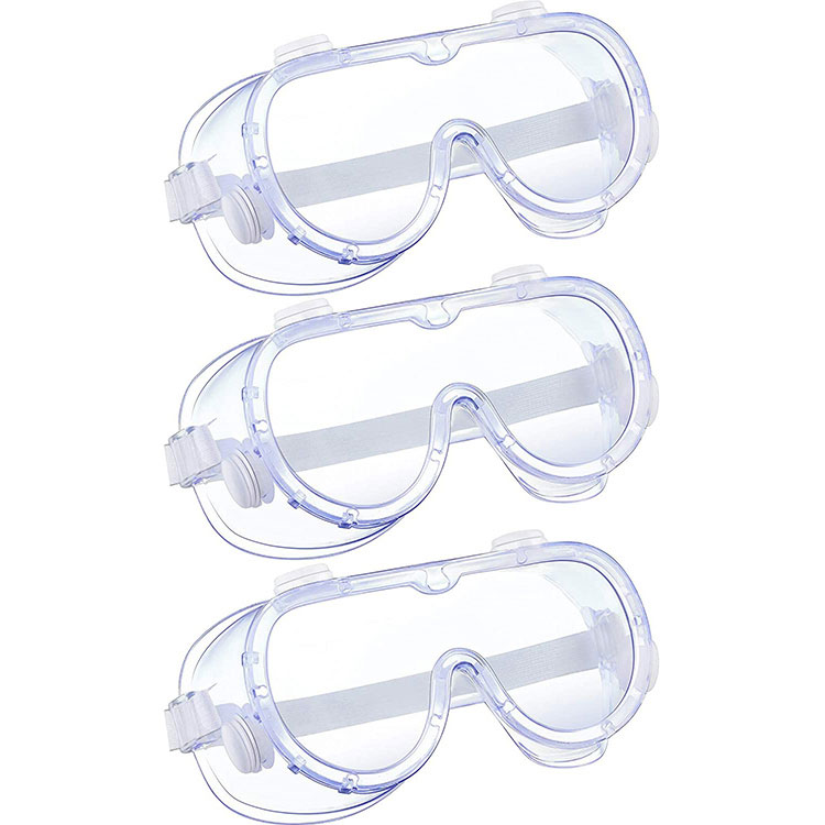 What kind of goggles do I need for university chemistry organic experiments?