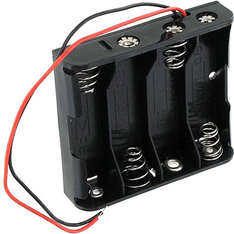 4xAA बैटरी होल्डर