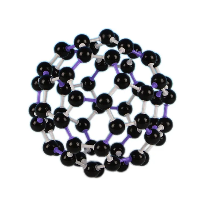 Kohlenstoff-60-Molekülstrukturmodell
