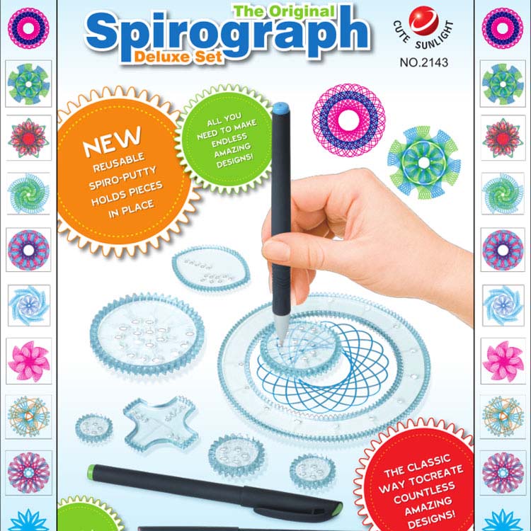 Sraith Spirograph Líníochta - 0 