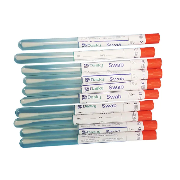 DRY Transport Systerm Flocked Swab