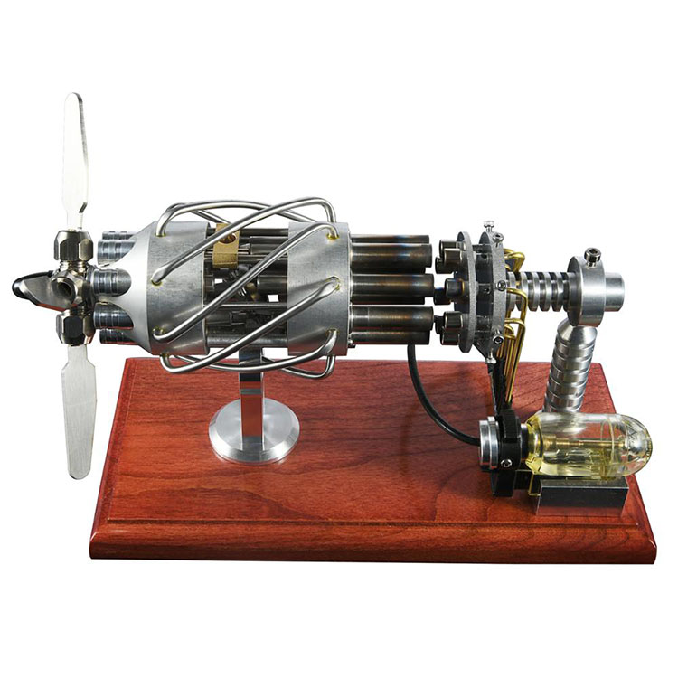 Model horkovzdušného Stirlingovho motora