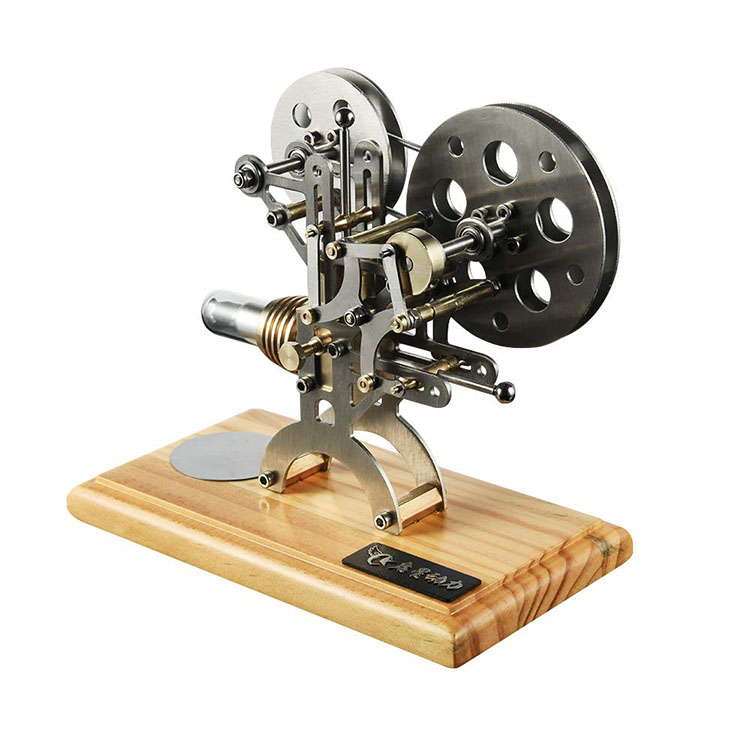 Stirlingmotor met hete lucht