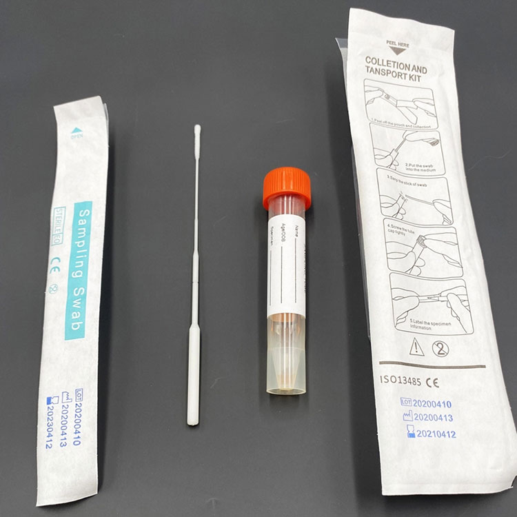 Sampling Swab Nasal Throat Test Swab Kit Na May Tube