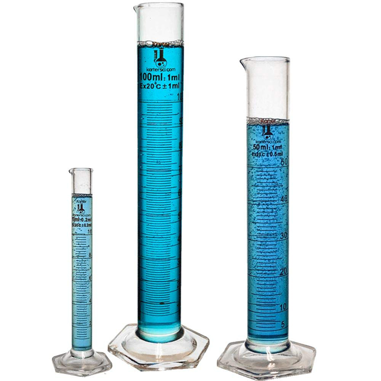 Цилиндар за мерење лабораториско стакло