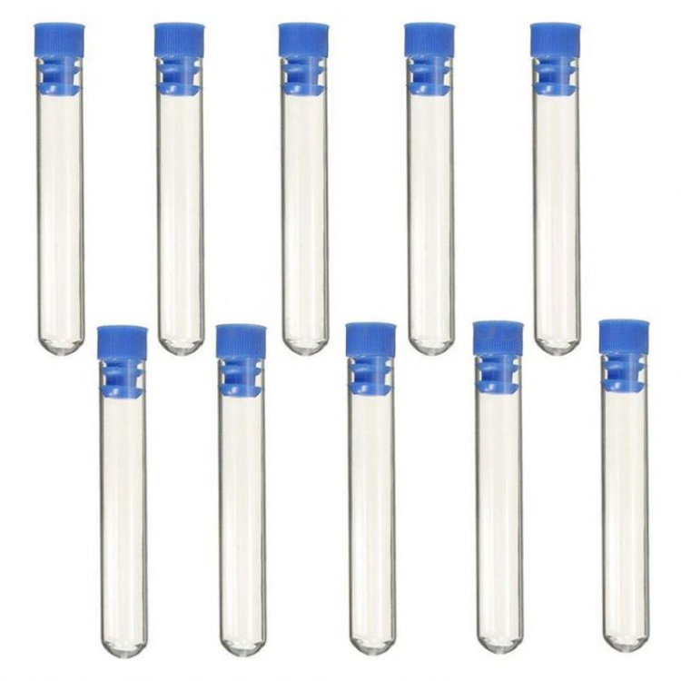 प्रयोगशाळा ग्लास रूलिंग स्टॉपर टेस्ट ट्यूब - 1 