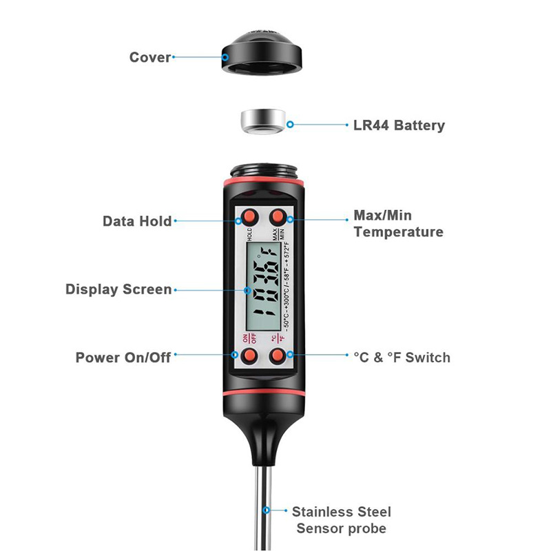 Ψηφιακό θερμόμετρο Long Stem - 3