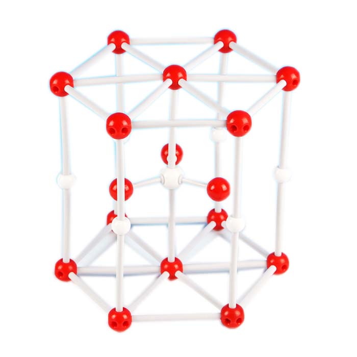 Model molekulárnej štruktúry horčíka