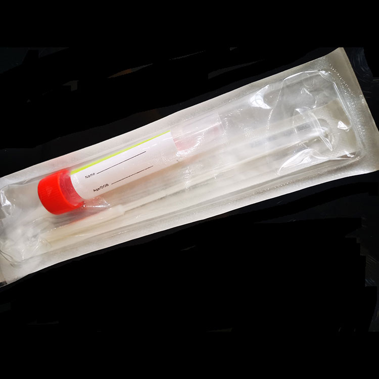 Nasal Throat Test Swab Kit With Tube - 1