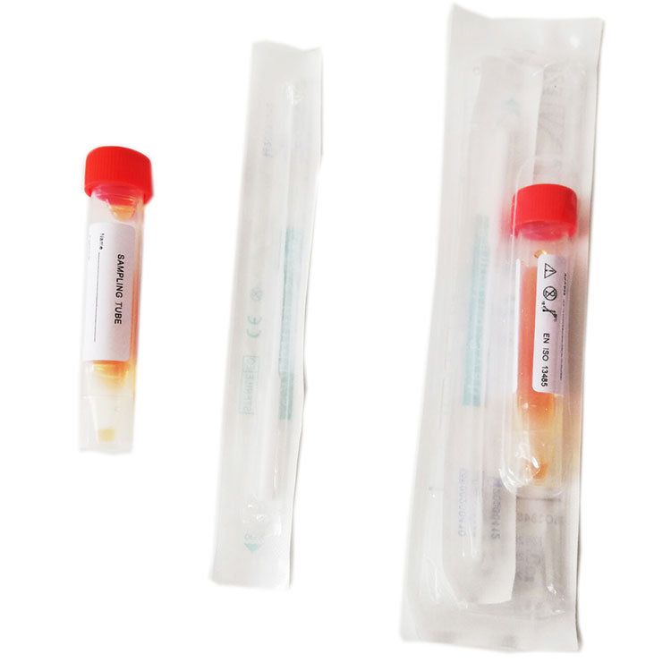 Nasal Throat Test Swab Kit With Tube - 5
