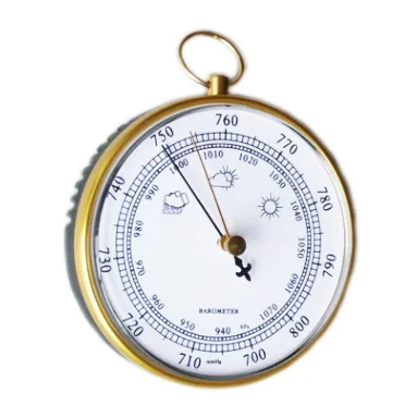 Metal Ring And Frame Barometer