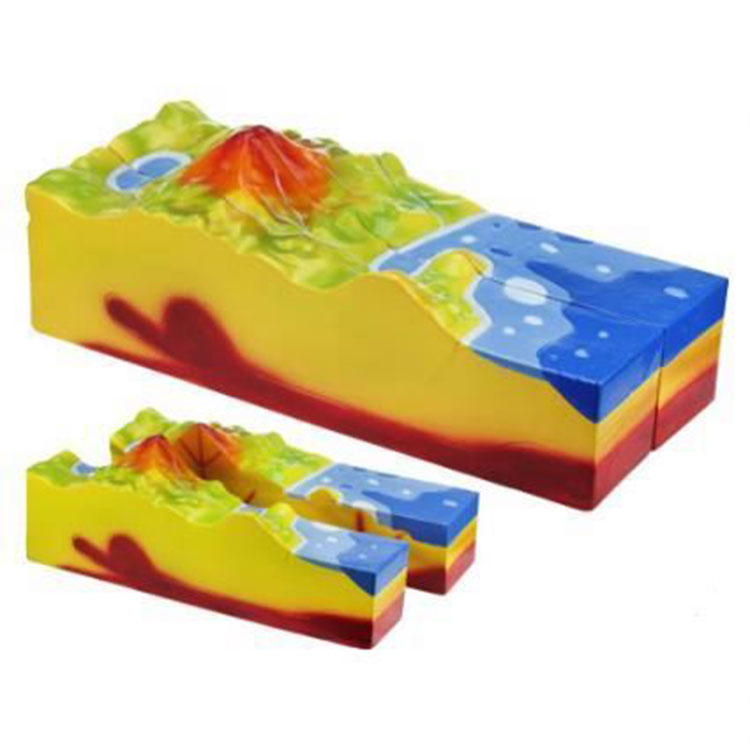 Modell av vulkan