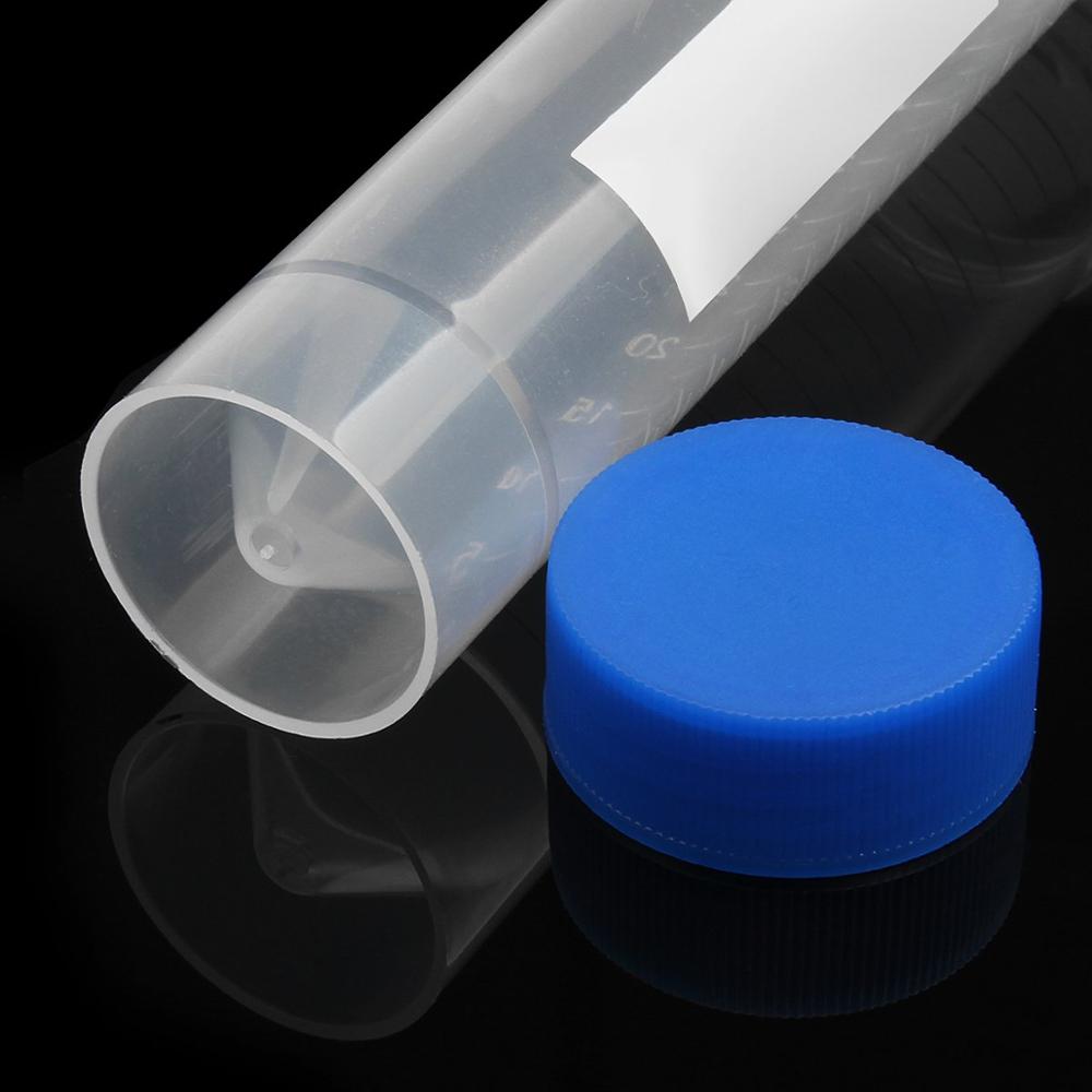 لوله های پلاستیکی سانتریفیوژ با درپوش پیچ آبی - 4 