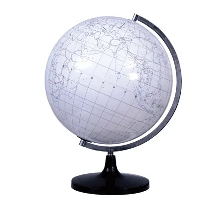 Plast Hvit Fylling Globe