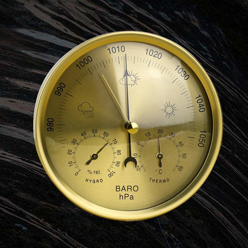 Precision Aneroid Barometer Thermometer Hygrometer - 2