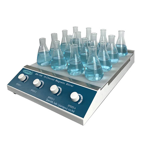 Sixteen Channels Magnetic Stirrer