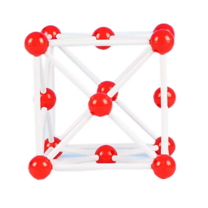 Crystal Structure Model af Fulleren Carbon