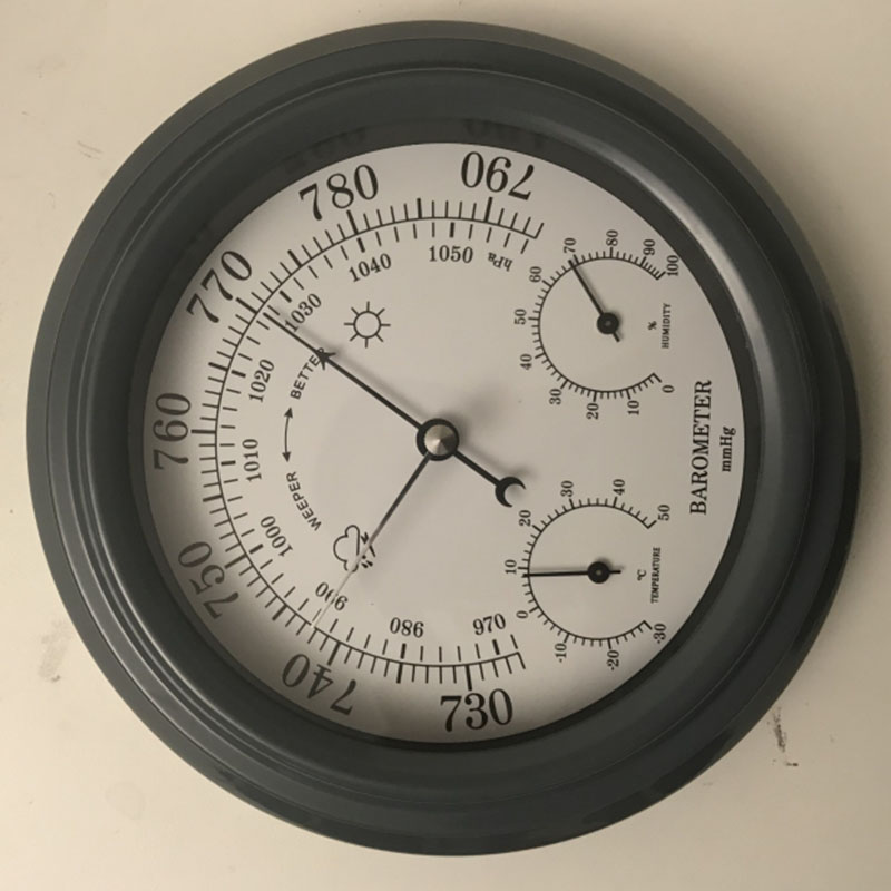 Ρολόι βαρόμετρου θερμόμετρου - 1