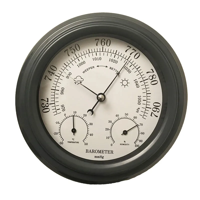 Termometer Hygrometer Barometer Clock