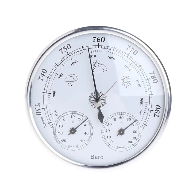 Værstasjon 3 i 1 barometer termometer hygrometer