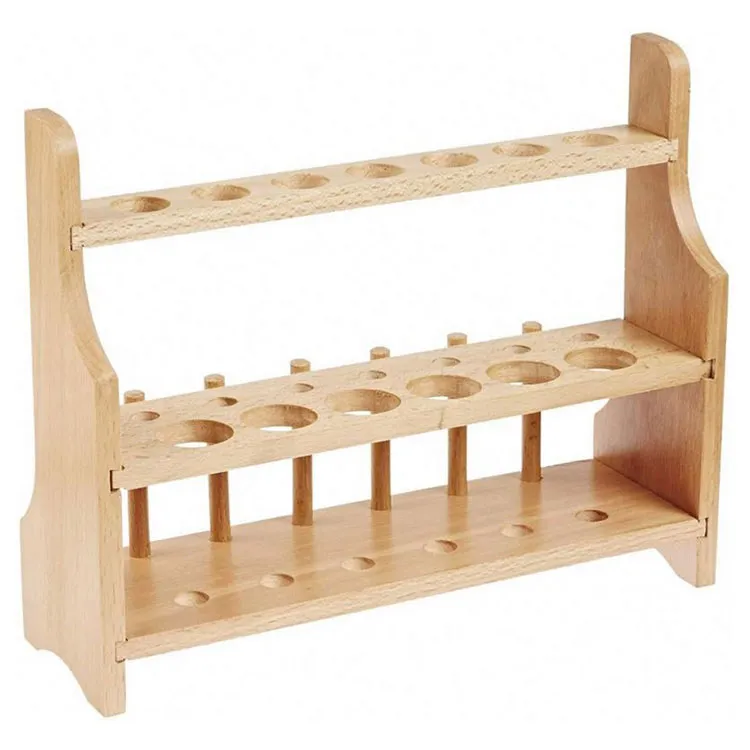 Wooden 2 Tier Test Tube Rack