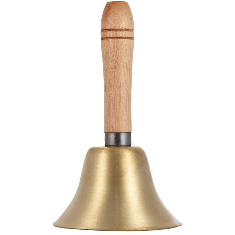Wooden Handle Brass Bell