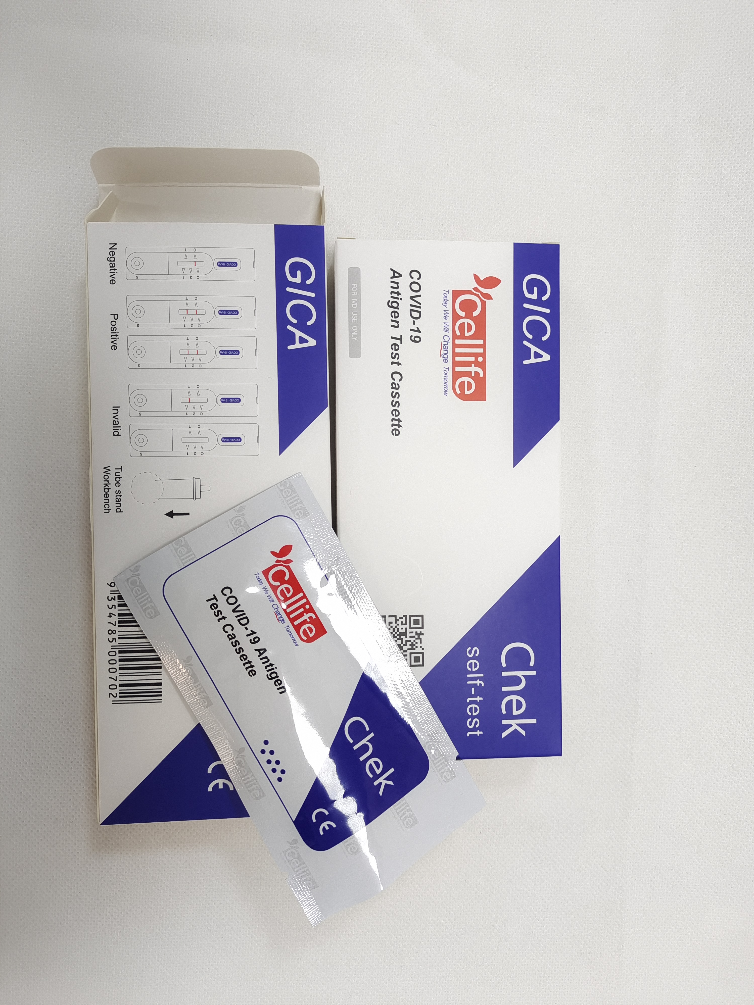COVID-19 Antigen Test Cassette box and foil packaging solution