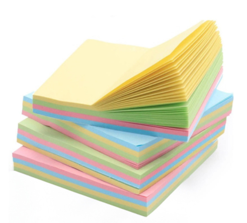 sticky note 100shets 76x76mm with ruled lines