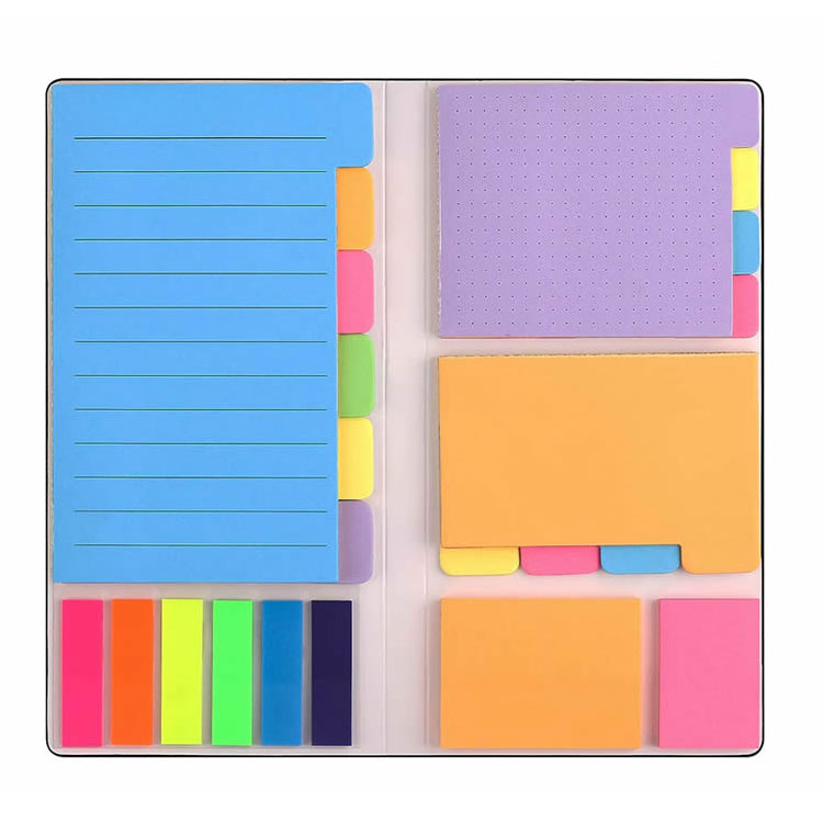 Memo Pad personalizzato Sticky Notes Logo personalizzato Memo Pad Sticky Notes Book Set personalizzato