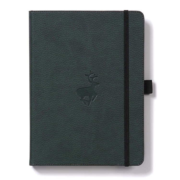 Studentský velký kožený notebook