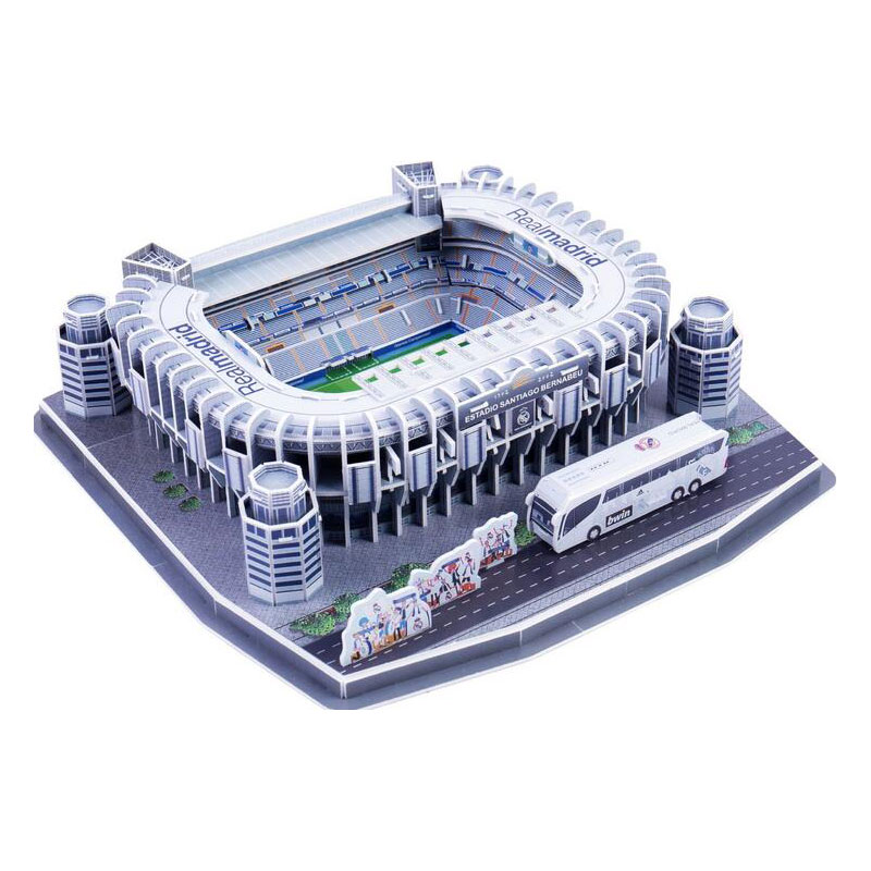 Rompecabezas 3D personalizados de estadios de fútbol