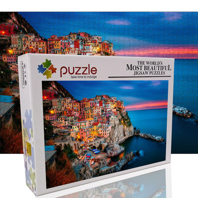 Custom Jigsaw Puzzle 500 Pieces တရုတ်နိုင်ငံတွင်ပြုလုပ်သည်