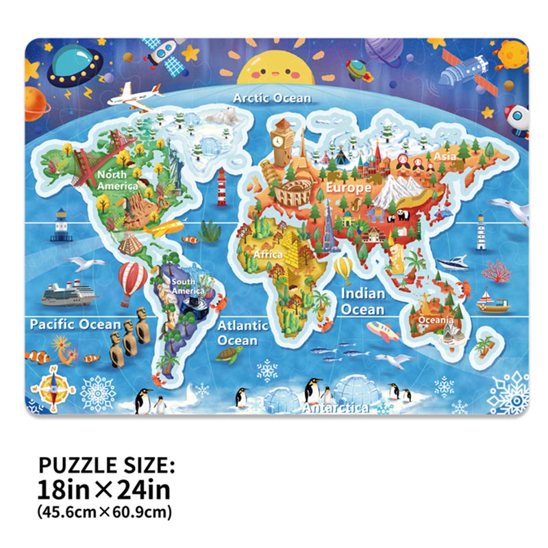 Puzzle personalizzato con nome in legno per bambini