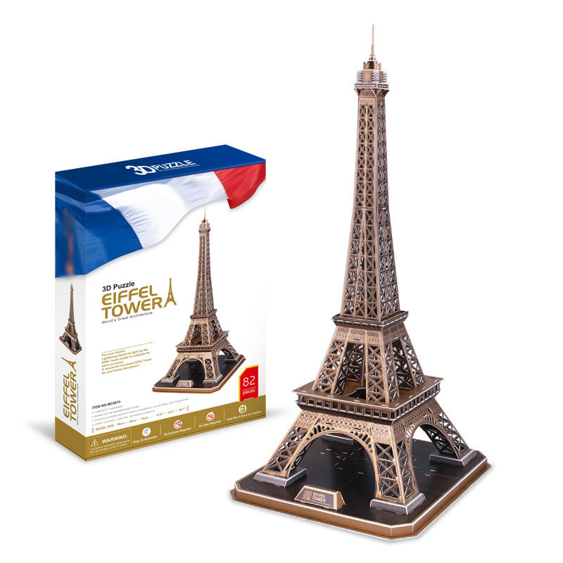 Edullinen Eiffel-tornin 3D-palapeli