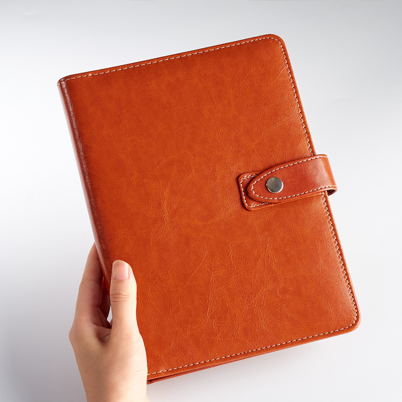 Notebook con copertina rigida in pelle PU