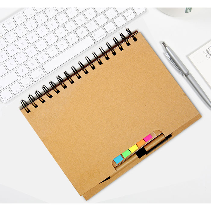 Low Price Spiral Notebook With Sticky Pad