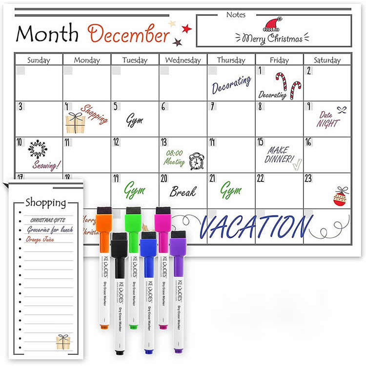 Väggkalender 2021 Stand Desk Table Calendar Planner