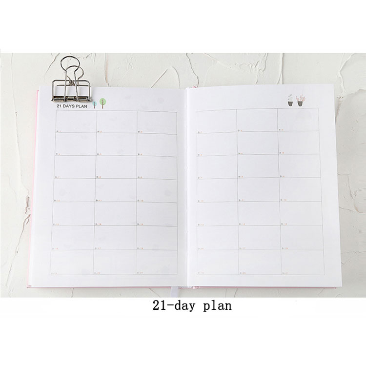 365 Planner Binder Calendar Budget di viaggio Agenda annuale Notebook