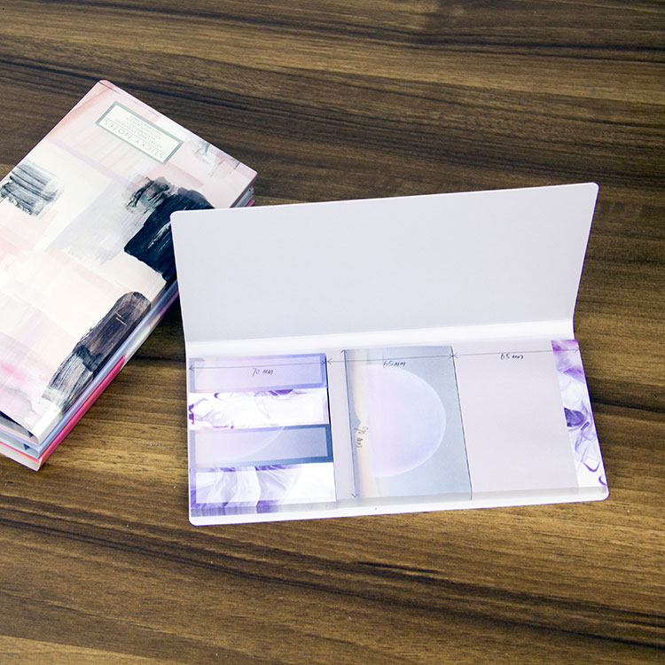 New Arrivals Printing Folding Memo Pad Custom Sticky Note Set