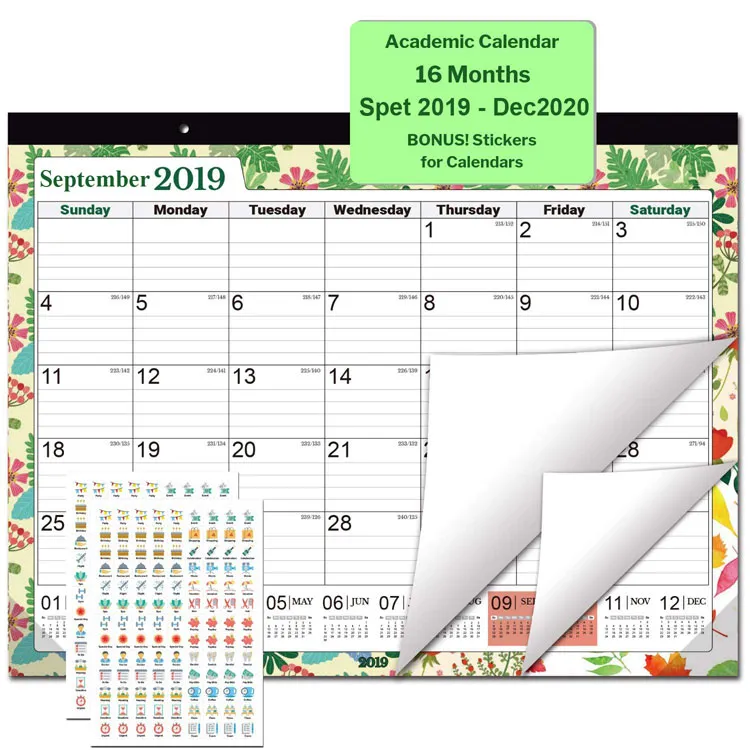 Planificator calendar de perete Imprimare calendar magnetic personalizat