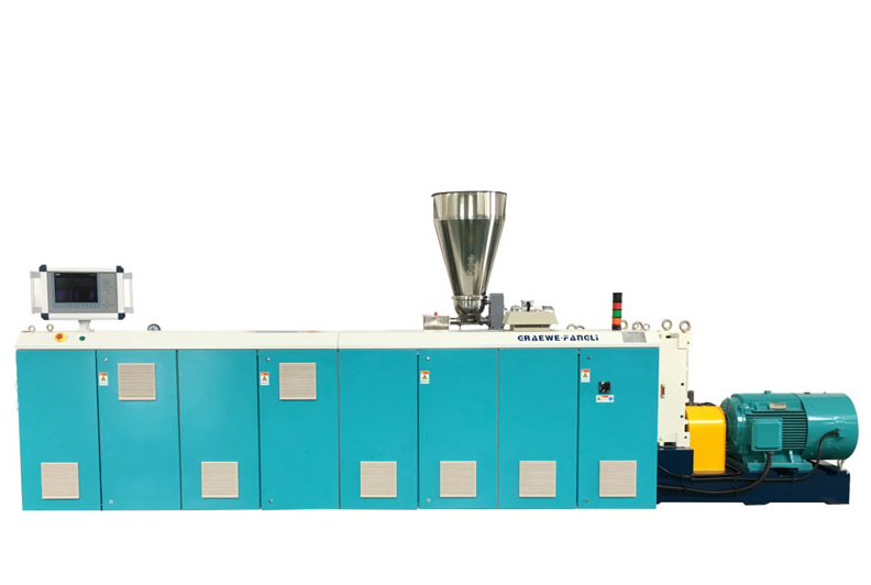 On the deceleration principle of twin screw extruder
