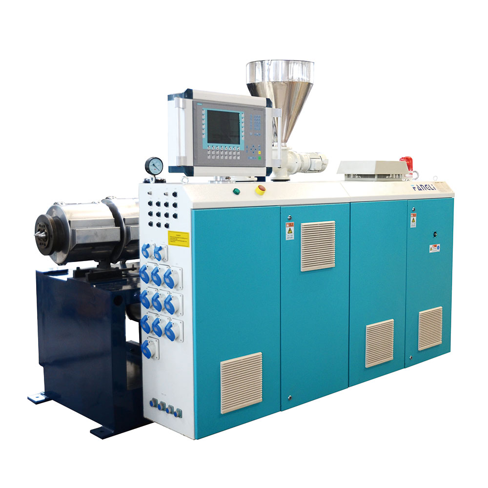 Conical Twin-Screw Plastic Extruder