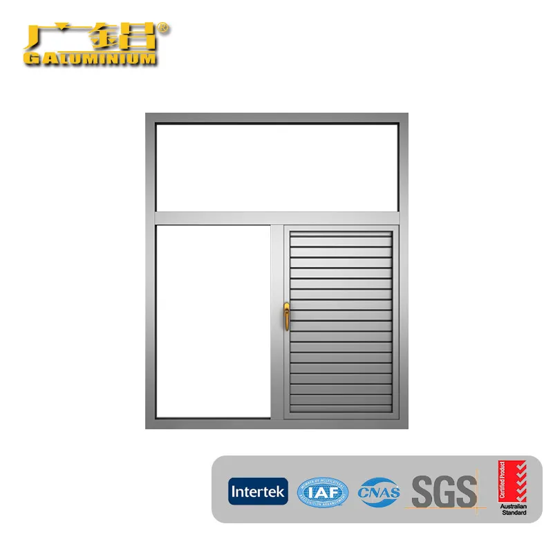 Aluminium Alloy Durable Hand-operated Louver Blind