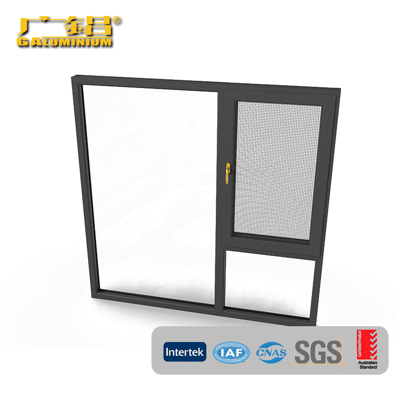 Ventanas abatibles de aluminio con pantalla oculta - 9